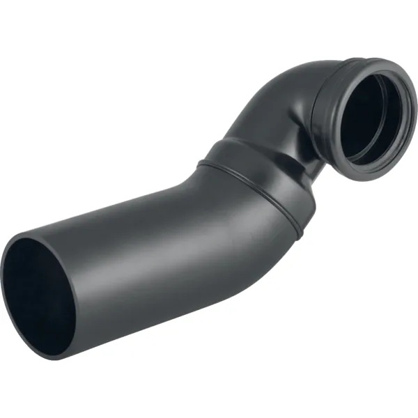 Соединительное колено PE 90°, для подвесного унитаза, с правым отступом, с расширением: d=90мм, d1=90мм, Geberit