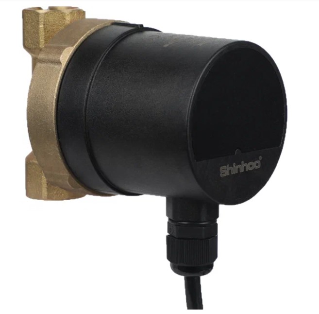 Циркуляционный насос для систем ГВС INSTANT 15-1.5 II BL, 1x230 В, 50 Гц, 5 Вт, вход/выход G 1/2" PN10, L=80 мм, корпус-латунь, колесо-композит, Shinhoo