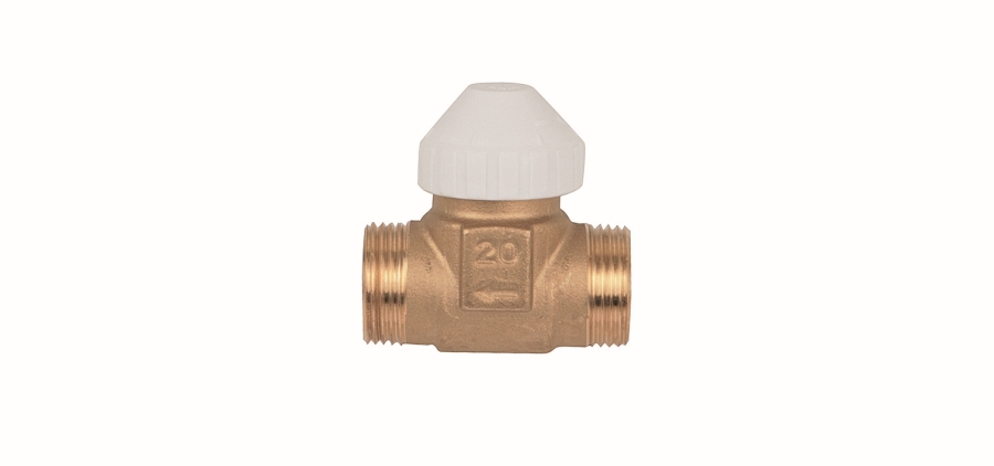 Зональный термостатический клапан, 2 x 3/4" - M30x1,5 - Kv 2