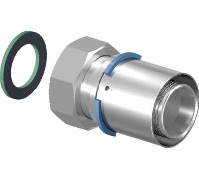 UPONOR S-PRESS PLUS ШТУЦЕР С НАКИДНОЙ ГАЙКОЙ 20-G3/4"НГ '20И