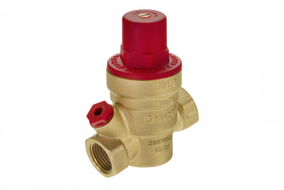 Клапан редукционный 7biz DN 40 PN 16, Т= 80 °С, диапазон настройки 1,0–6,0 бар, внутренняя резьба, корпус-латунь, Ридан