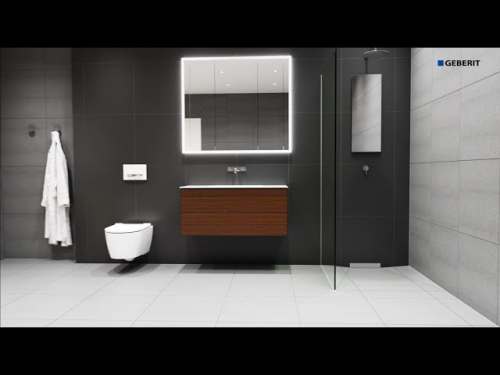 Душевая перегородка Geberit: L=89см, H=200см