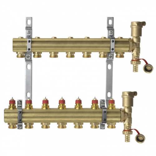FHF-7 set комплект коллекторов с кронштейном и концевой секцией