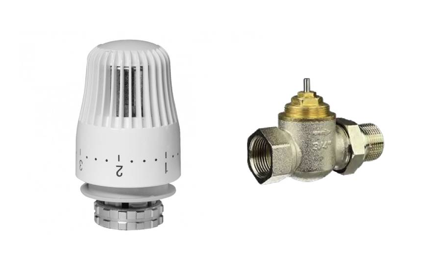 Комплект: 013G7026R_клапан терморегулирующий TR-G DN 20 PN 16, Т=120 °С, прямой, никелированный, с внутренней резьбой; 013G7084R_Термостатический элемент TR 84, жидкостной датчик, для установки на клапаны TR-N и TR-G c присоединительной резьбой М30×1,5, Р