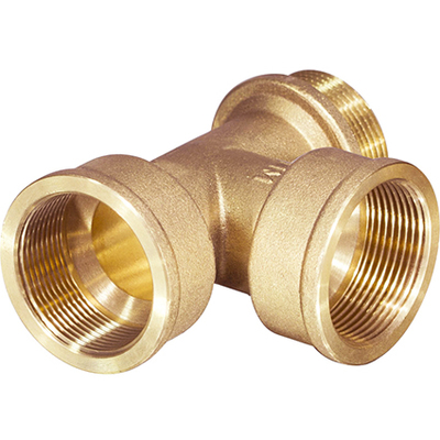 Тройник латунный 3/4"* 3/4" * 3/4" ш/г/г
