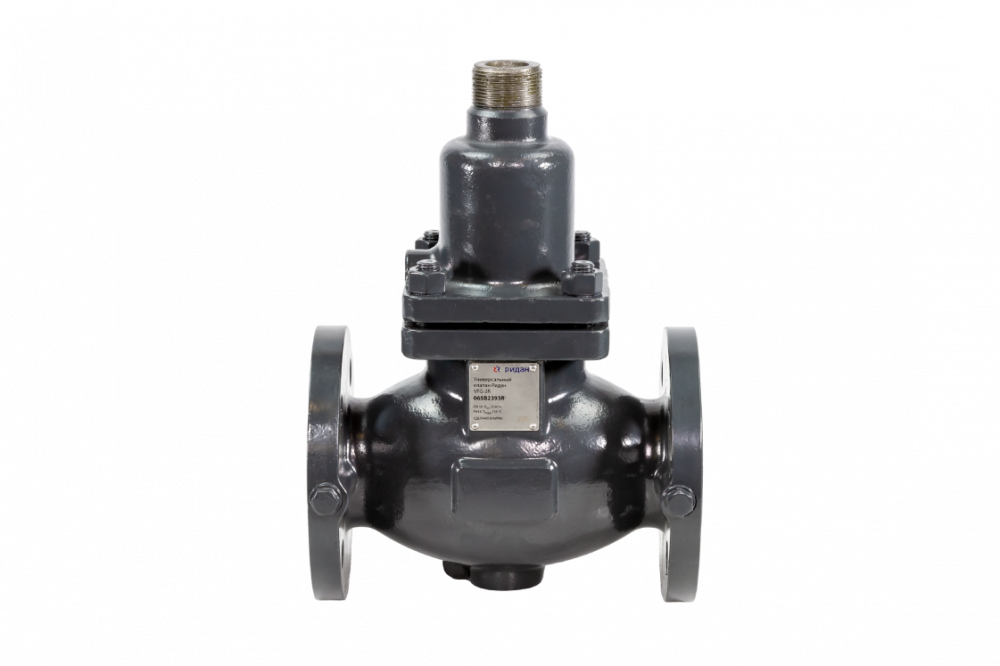 Регулирующий клапан VFG-2R DN 100 PN16, Kvs=125 м³/ч, Т=150 °C, фланцевый,  корпус-углеродистая сталь, Ридан