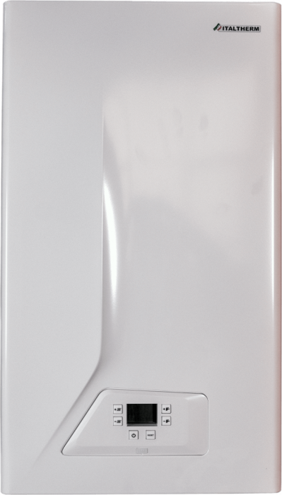 Italtherm CITY CLASS 25 F (WB), газовый, настенный 2-х контурный котел, закрытая камера, белая панель с кнопками