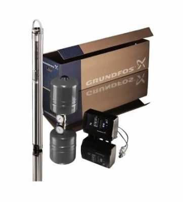 Комплект с насосом SQE2 -70, кабель- 60 м, 3x1,5 мм², Grundfos