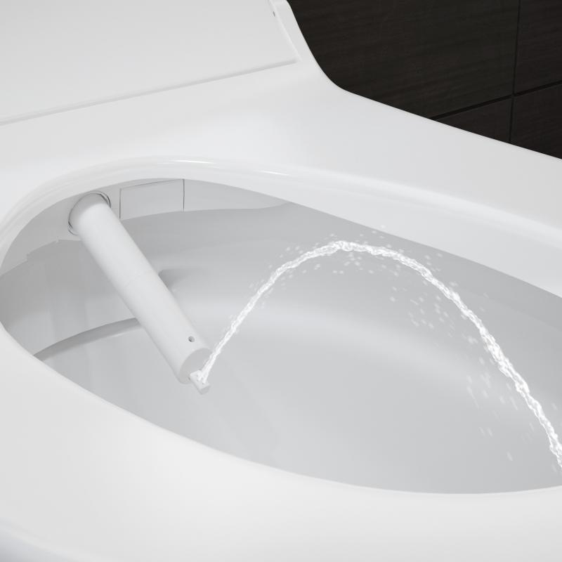 Крышка-биде AquaClean Tuma Comfort: Нержавеющая сталь матированная, Geberit