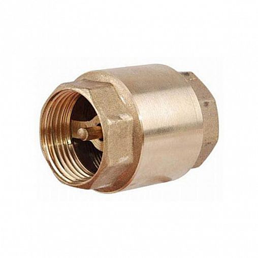 Обратный клапан с латунным штоком, 1/2"г/г (стандарт)