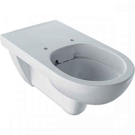 Подвесной унитаз вертикальный смыв Geberit Renova Comfort, удлиненный вылет, Rimfree: T=70см, Белый