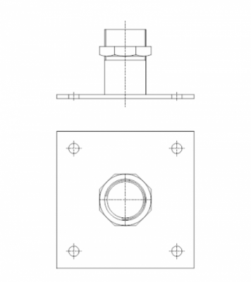 КРОНШТЕЙН НАПОЛЬНЫЙ FixBase floormount SMD.09-18.xx.T/AMD.07