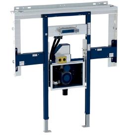 Инсталляция Geberit Duofix для раковины Geberit ONE и встраиваемого в стену смесителя Geberit ONE, по высоте помещения, с внутристенным поворотным сифоном, с внутристенным Clou: B=110см, Ширина pаковина=105см, H=125см, T=14см