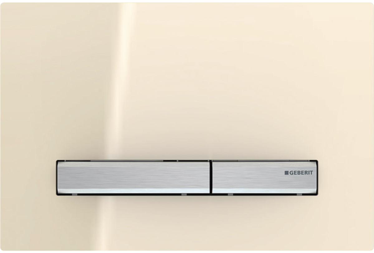 Смывная клавиша Geberit Sigma50, для двойного смыва, цвет металлический хромированный: хромированный черный, песочный