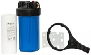 Фильтр ECO Big Blue 1"-20" картридж 10 мкм, кронштейн, ключ в комплекте.