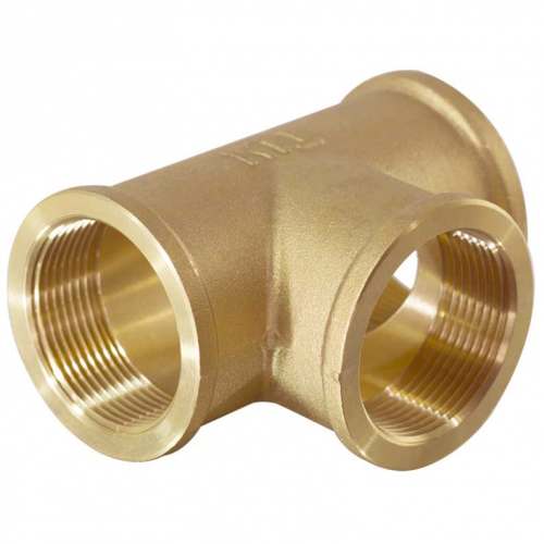 Тройник переходный латунный 3/4"*1/2"*3/4" г/г/г