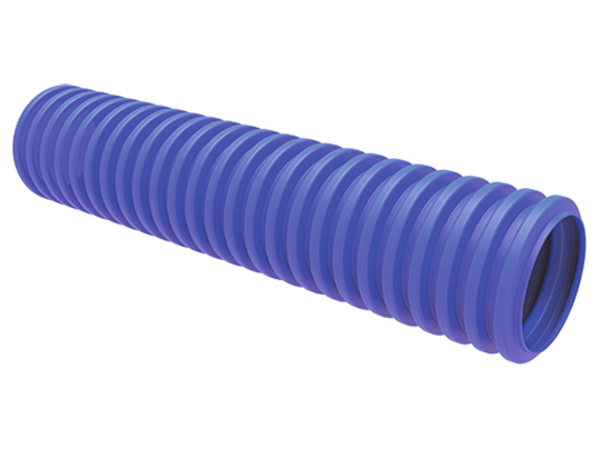 Труба защитная гофрированная для труб 16 мм (синяя, бухта 120 метров) SPL Dn 24мм