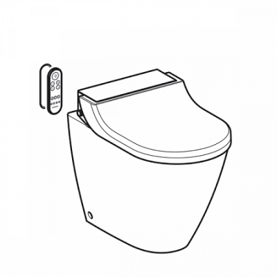 Напольный унитаз-биде Geberit AquaClean Tuma Comfort: Альпийский белый