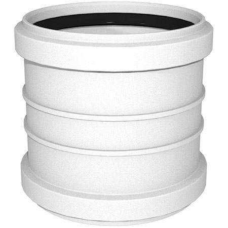 UPONOR DECIBEL МУФТА КАНАЛИЗАЦИОННАЯ НАДВИЖНАЯ Д.110ММ ПП БЕЛАЯ '1И