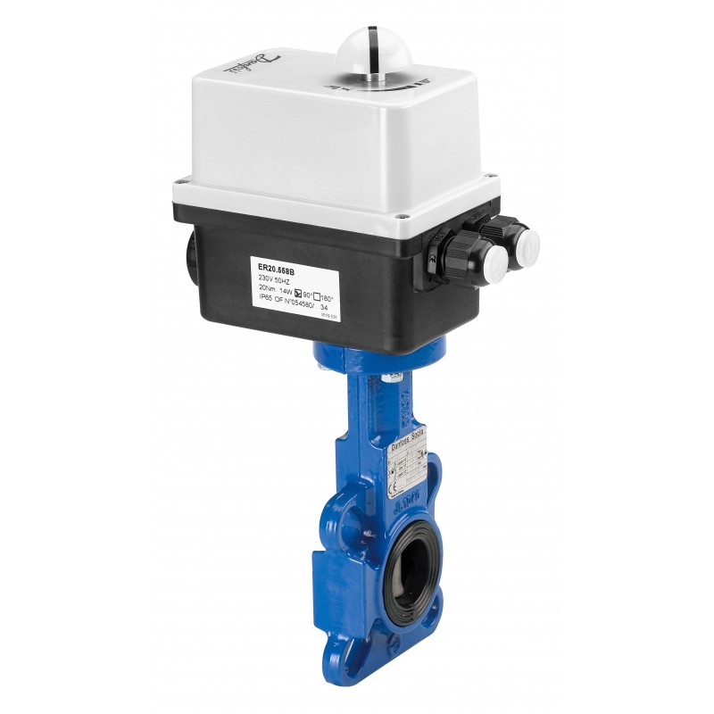 ЗАТВОР ДИСКОВЫЙ VFY-WA PN16 DN400 DI/EP/EPDM 230V