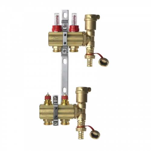 FHF-2F set комплект коллекторов с кронштейном и концевой секцией
