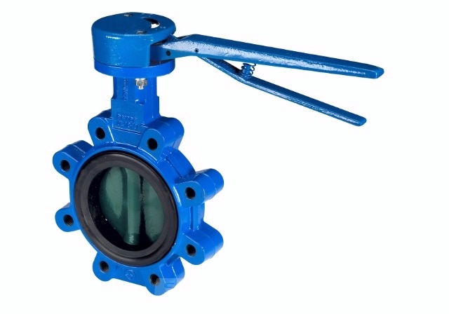 SYLAX Затвор дисковый PN25 DN65 с центр.пр., PFA25 bar, корп. GGG40, упл. EPDM, Диск GGG40 с эпокс.покр., рукоятка