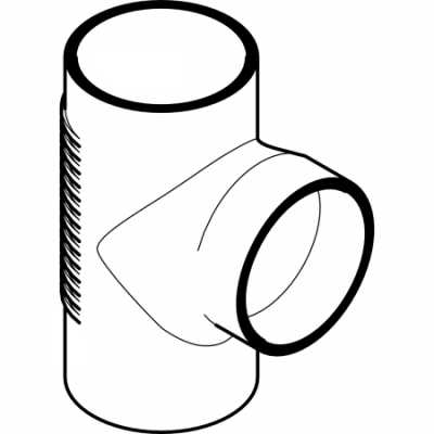 Тройник со смещенным впуском Silent-db20 88,5°: d=110мм, d1=110мм, Geberit
