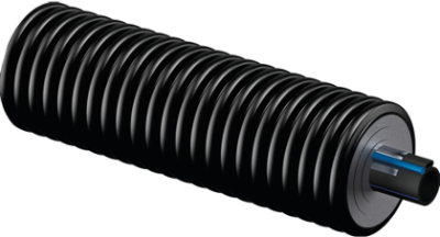 USYSTEMS труба Supra Plus с греющим кабелем 10Вт/м 40x3,7/140 бухта 150м