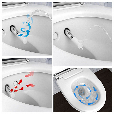 Подвесной унитаз-биде AquaClean Mera Classic: Керамический унитаз: белый / KeraTect, Декоративная панель: Глянц. хром, Geberit