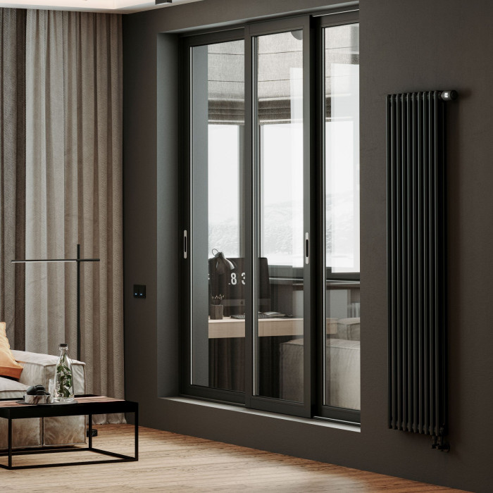 Дизайн-радиатор Royal Thermo Insignia VC2180 - 12 секц. RAL9005m