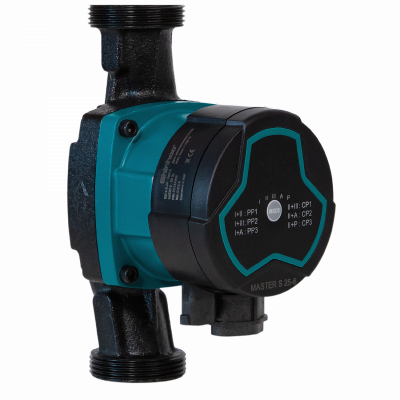 Энергоэффективный циркуляционный насос MASTER S 32-4, 1x230 В, 50 Гц, 5 - 26 Вт, вход/выход G 2" PN10, L=180 мм, корпус-чугун, колесо-композит, Shinhoo