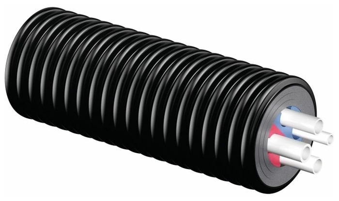 UPONOR ECOFLEX QUATTRO ТРУБА 2X40X3,7-2X40X5,5/200 БУХТА 100М '1C