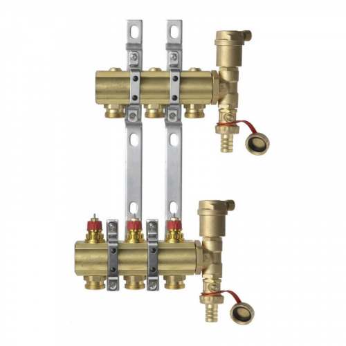 FHF-3 set комплект коллекторов с кронштейном и концевой секцией