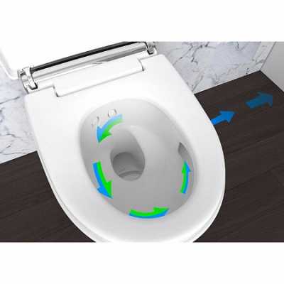 Подвесной унитаз-биде AquaClean Mera Comfort: Керамический унитаз: белый / KeraTect, Декоративная панель: Глянц. хром, Geberit