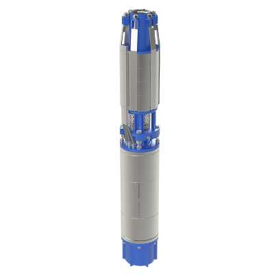 Насос скважинный центробежный CRS 10-160/8 нро, 3x380 В, 50 Гц, ном мощность 130 кВт, присоед к напор трубопроводу фланцевое DN150, ном подача 160 м³/ч, ном напор 210 м, обсадная труба dвн ≥ 250 мм, Ливнынасос