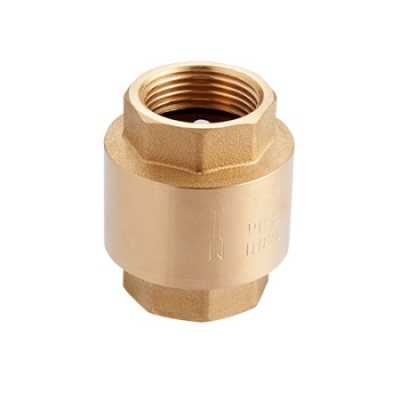 Обратный клапан с пластиковым сердечником 3/4" PN 12