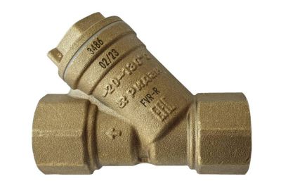 Фильтр сетчатый с пробкой FVR-R DN 50 PN 25, Т= 130 °С, внутренняя резьба, корпус-латунь, Ридан