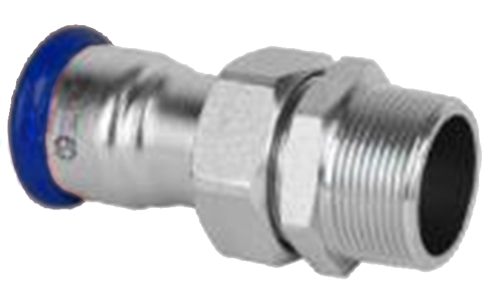 Разъёмное соединение с НР MVI, 22x1/2" (нержавеющая сталь)