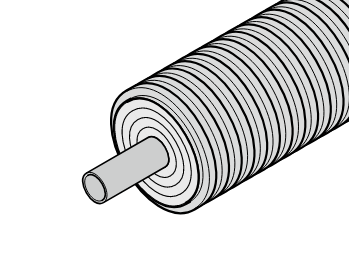 UPONOR ECOFLEX SUPRA ТРУБА 75X6,8/175 БУХТА 100М '1C