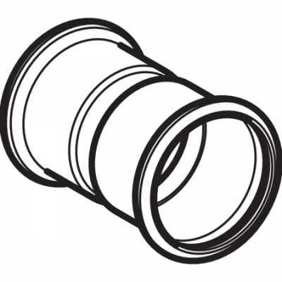 Муфта Mapress из нержавеющей стали: d=42мм, Geberit