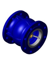 Tecofi Клапан обратный осевой фланцевый корпус чугун, диск чугун, PN16   DN 50