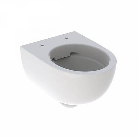 Подвесной унитаз Geberit Renova Compact, с укороченным вылетом, закрытая форма, Rimfree: T=49см, Белый