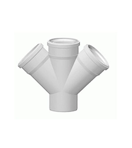 Крестовина одноплоскостная ПП D 110/110/110*45° СИНИКОН Rain Flow