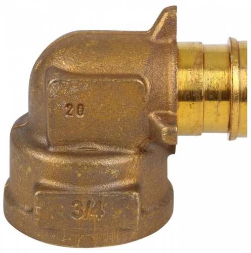 UPONOR Q&E УГОЛЬНИК С ВНУТРЕННЕЙ РЕЗЬБОЙ 20-RP3/4"ВР '30И