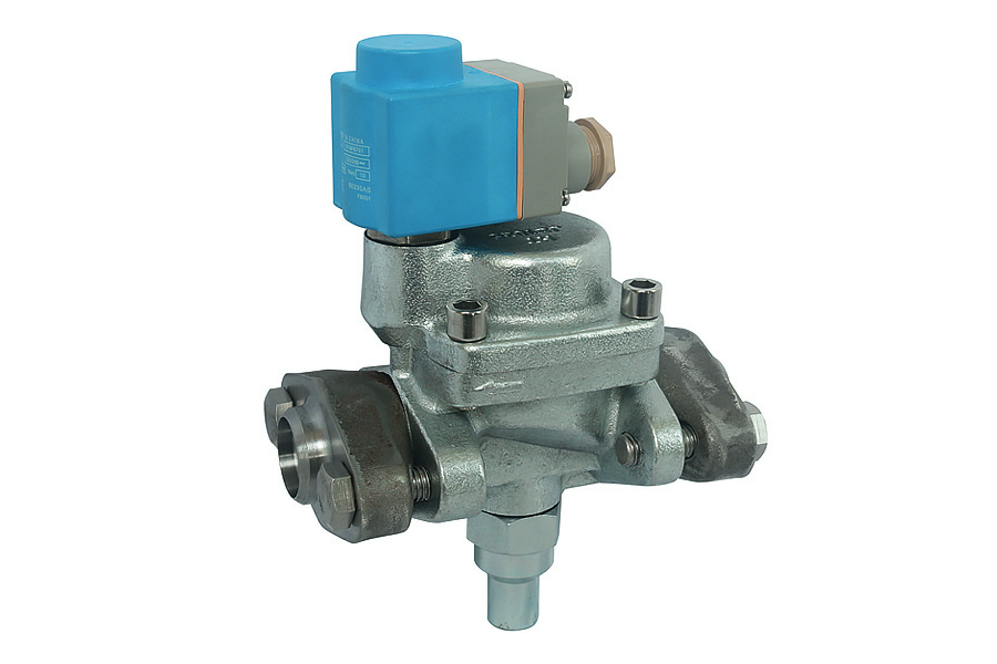 Электромагнитный клапан EVRA DN25 PN40, Kvs=10 м³/ч, с ответ фланцами в компл, без катушки, Ридан