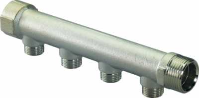 UPONOR UNI-C КОЛЛЕКТОР S 1" НР/ВР 4X1/2"НР '1А
