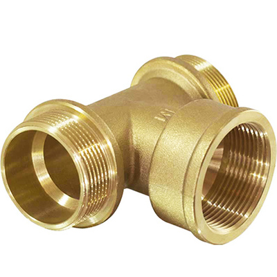 Тройник латунный 3/4"* 3/4" * 3/4" ш/г/ш