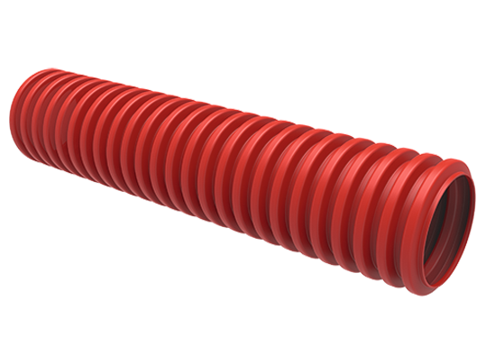 Труба защитная гофрированная для труб 20 мм (красная, бухта 75 метров) SPL Dn 32 мм