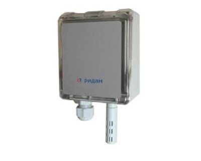 Датчик влажности RHS 460R, выходной сигнал 0-10В, диапазон измерения -40…+100 °C, диапазон измерения 0-100 %, Ридан