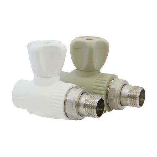 Кран шаровый PPR радиаторный прямой 20 х 1/2" PREMIUM (Lammin) 50/10